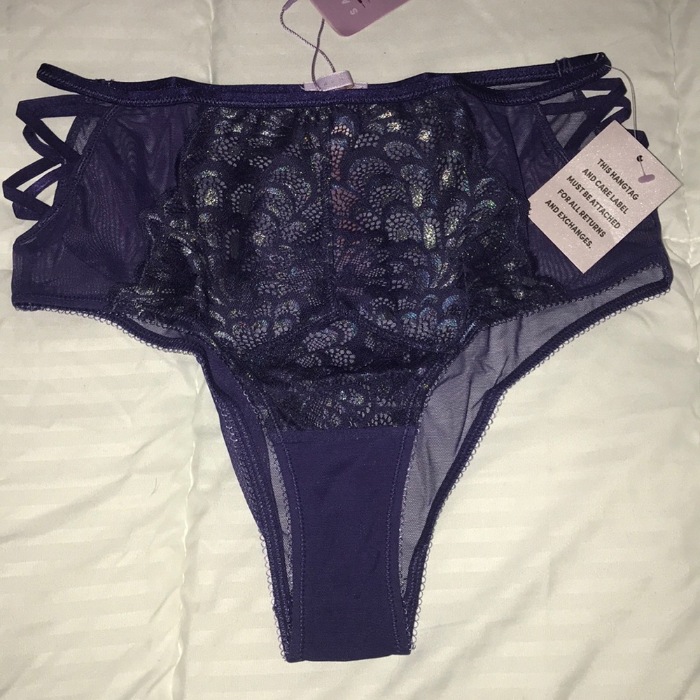 New dark blue purple savage x fenty undies